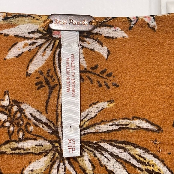 Free People Cherry Blossom Tiered Mini Dress Sz. XS - Picture 13 of 13